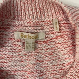 barbour sweater seaboard size 12 pink color
